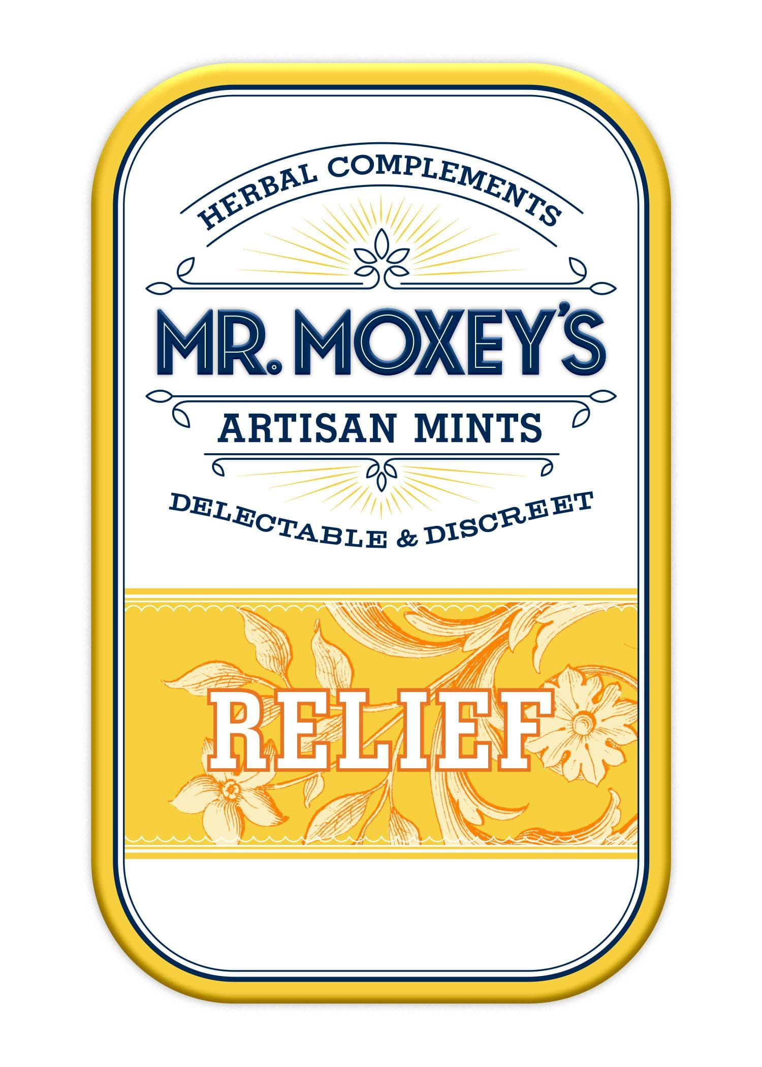 Relief Lemon Ginger 1:1 CBD:THC Mints