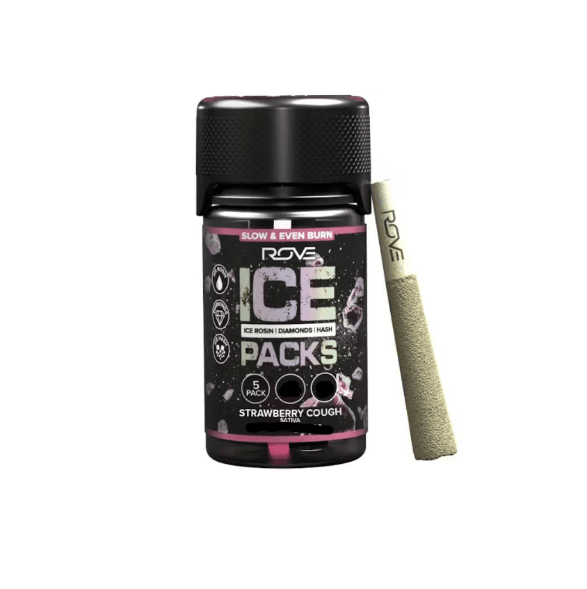 Strawberry Cough 5pk/3g Infused Ice Pack Prerolls