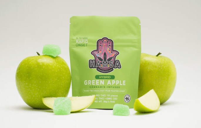 Green Apple Rapid Onset Edibles