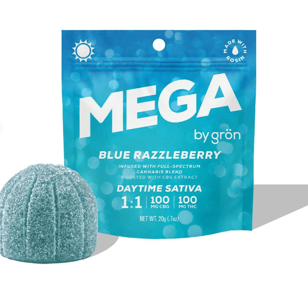 Blue Razzleberry 1:1 CBG:THC Mega Pearl