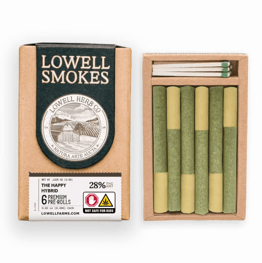 The Happy Hybrid Blend 6pk/3.5g Prerolls