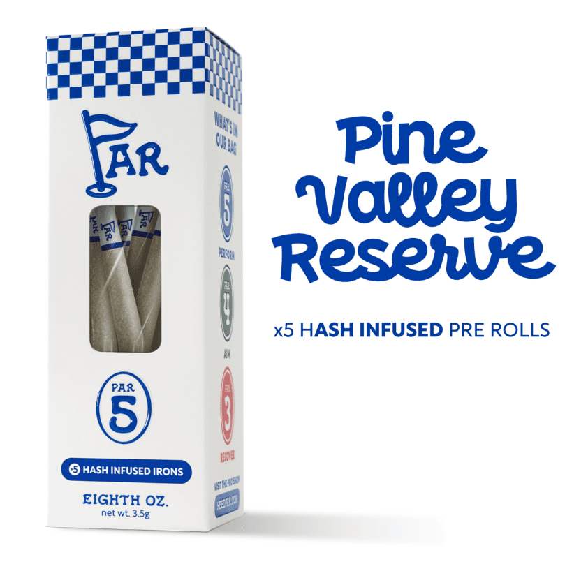 Pine Valley Reserve 5pk/3.5g Hash Infused Prerolls