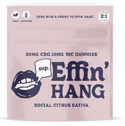 Hang Social Citrus 2:1 CBG:THC