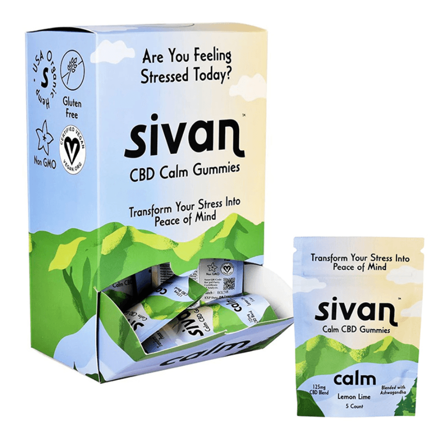 Lemon Lime Calm 5pk/125mg CBD Gummies