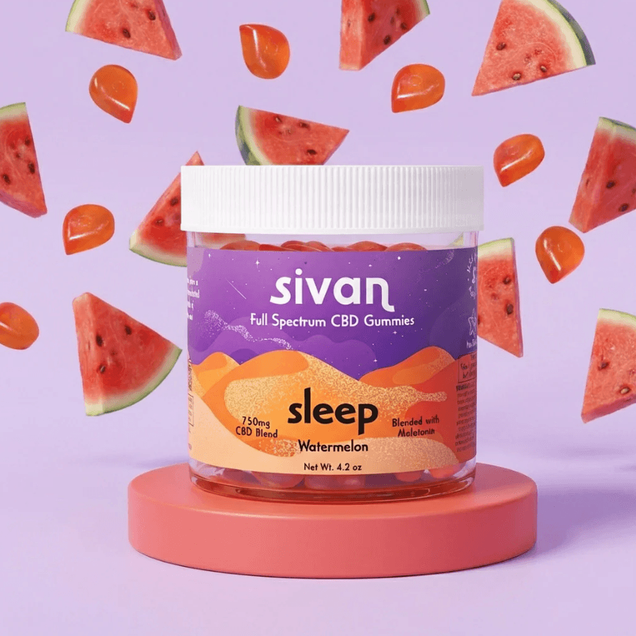 Watermelon Sleep 30pk/750mg CBD Gummies with Melatonin