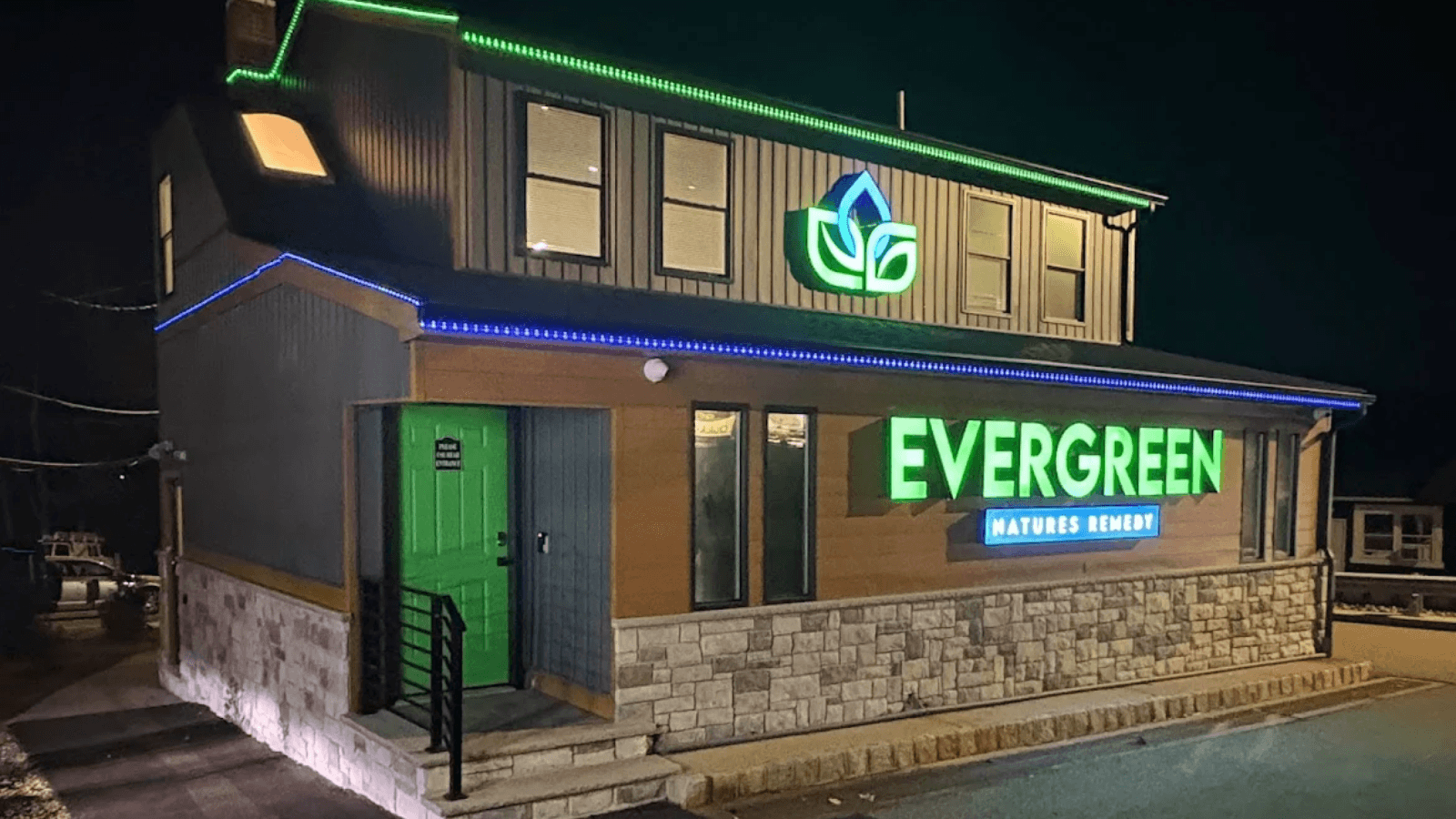 Evergreen dispensary interior